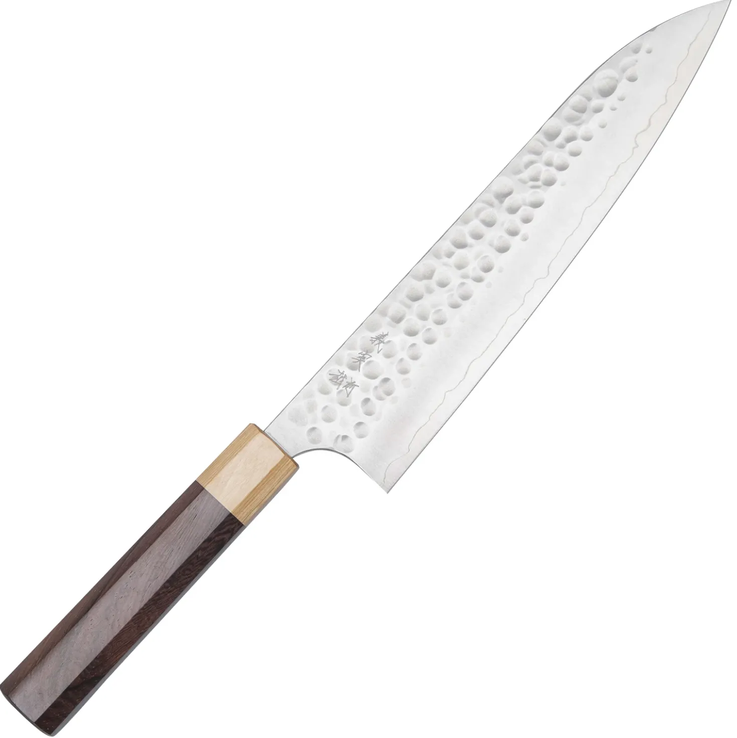 Yoshimi Kato Ginsan Tsuchime Gyuto 21 cm