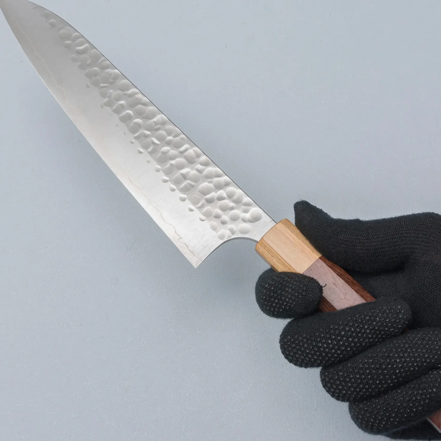 Yoshimi Kato Ginsan Tsuchime Gyuto 21 cm
