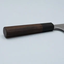 Yoshimi Kato Ginsan Tsuchime Walnut Gyuto 21 cm