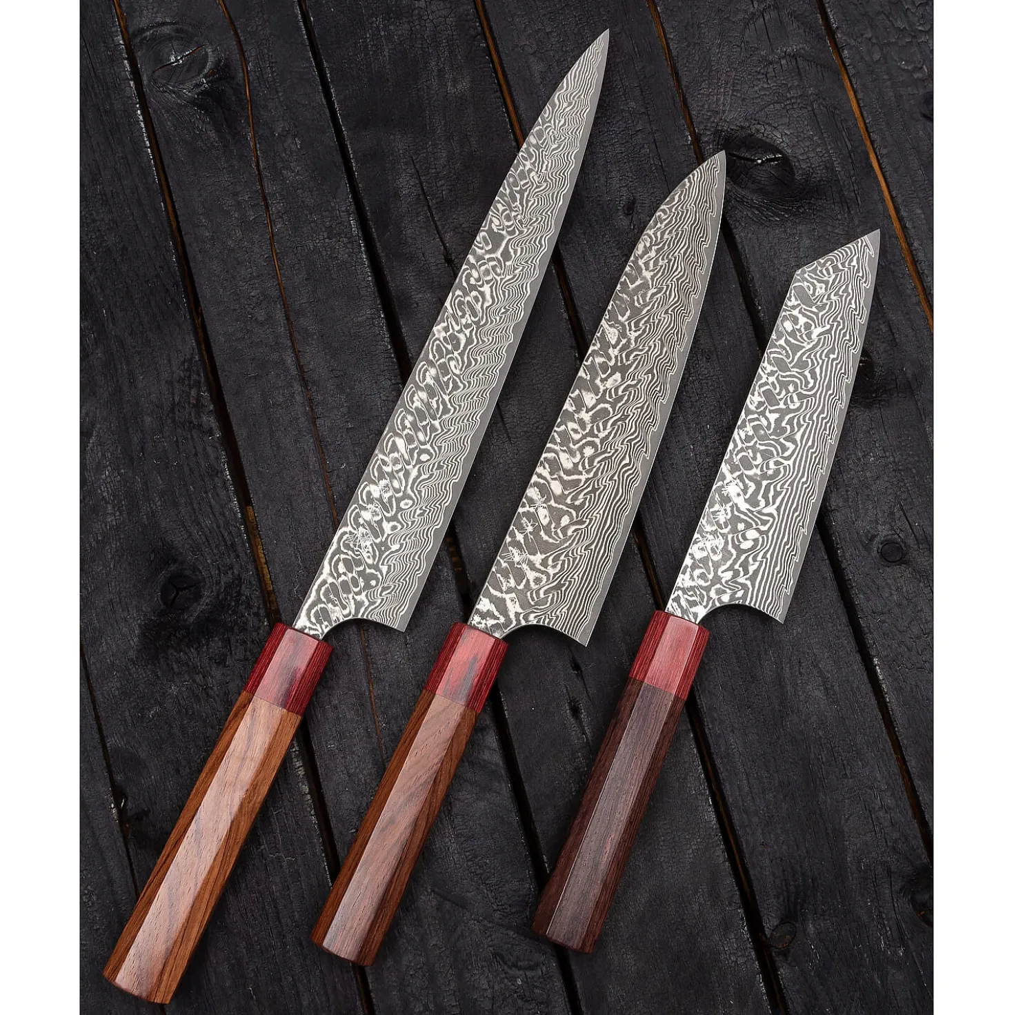 Yoshimi Kato SG2 Damast Gyuto 24 cm