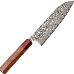 Yoshimi Kato SG2 Damast Santoku 17 cm