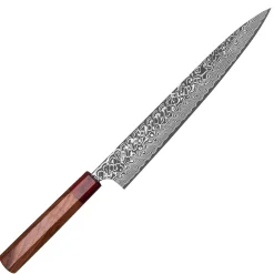 Yoshimi Kato SG2 Damast Sujihiki 27 cm