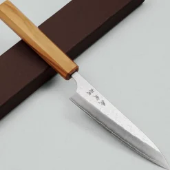 Yoshimi Kato SG2 Minamo Olive Petty 12 cm