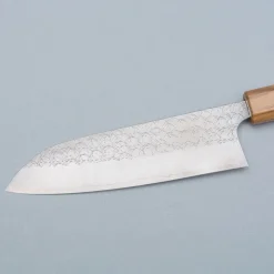 Yoshimi Kato SG2 Minamo Olive Santoku 17 cm