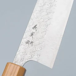 Yoshimi Kato SG2 Minamo Olive Santoku 17 cm
