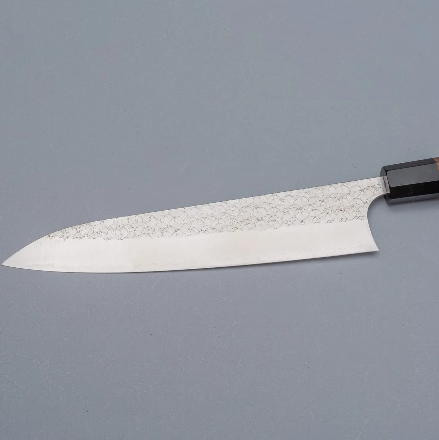 Yoshimi Kato SG2 Minamo Walnut Gyuto 24 cm