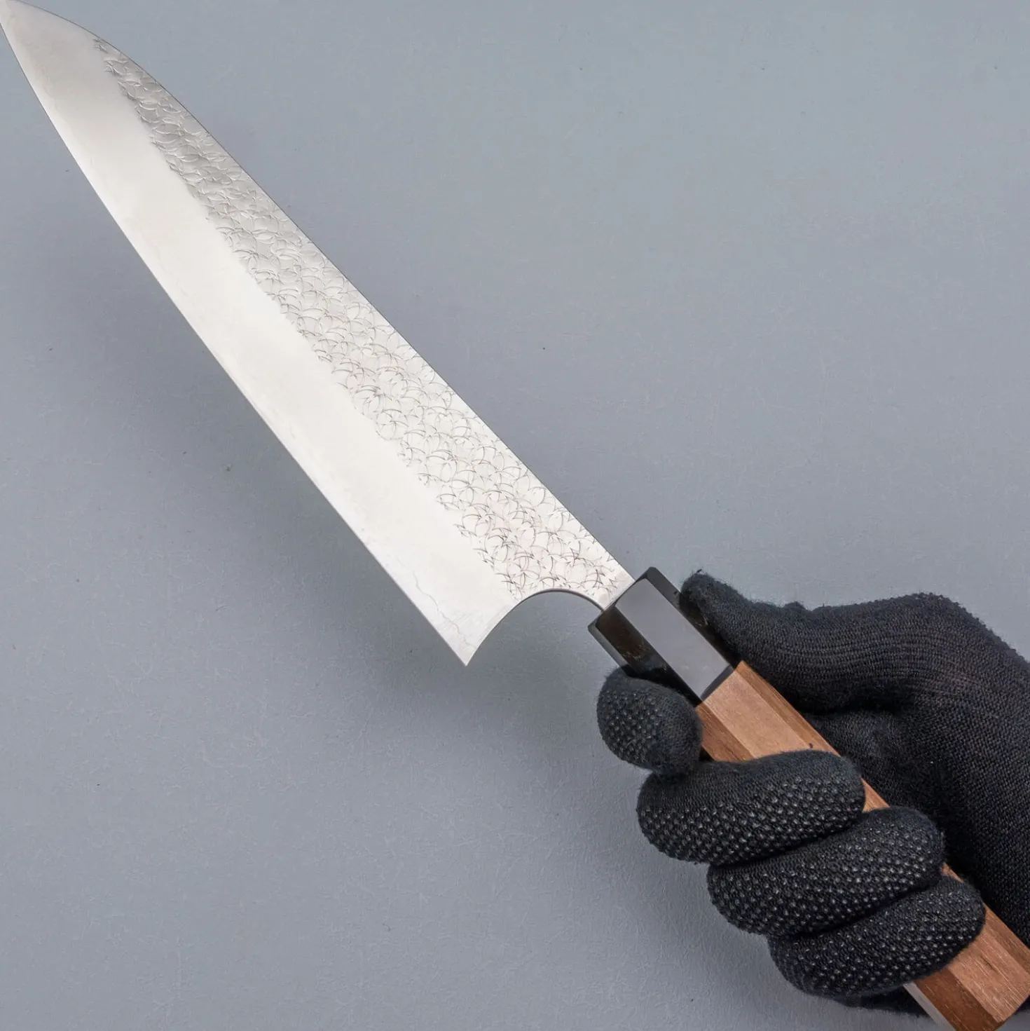 Yoshimi Kato SG2 Minamo Walnut Gyuto 24 cm