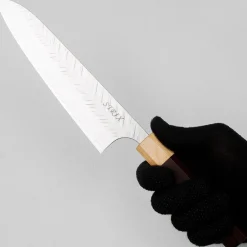 Yoshimi Kato SG STRIX V Tsuchime Gyuto 21 cm