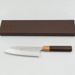 Yoshimi Kato SG STRIX V Tsuchime Santoku 17 cm