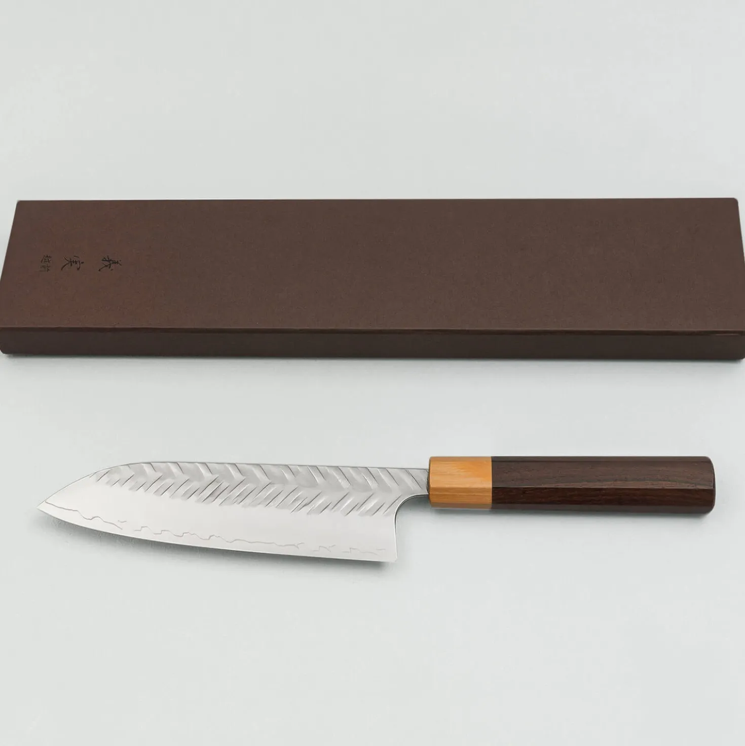 Yoshimi Kato SG STRIX V Tsuchime Santoku 17 cm
