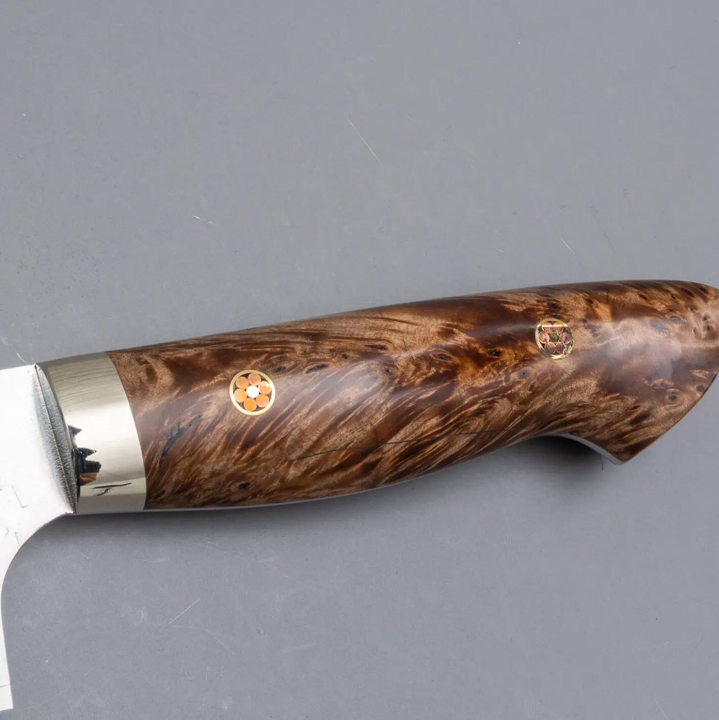 Yoshimi Kato SG2 Tsuchime Premium Santoku 17 cm