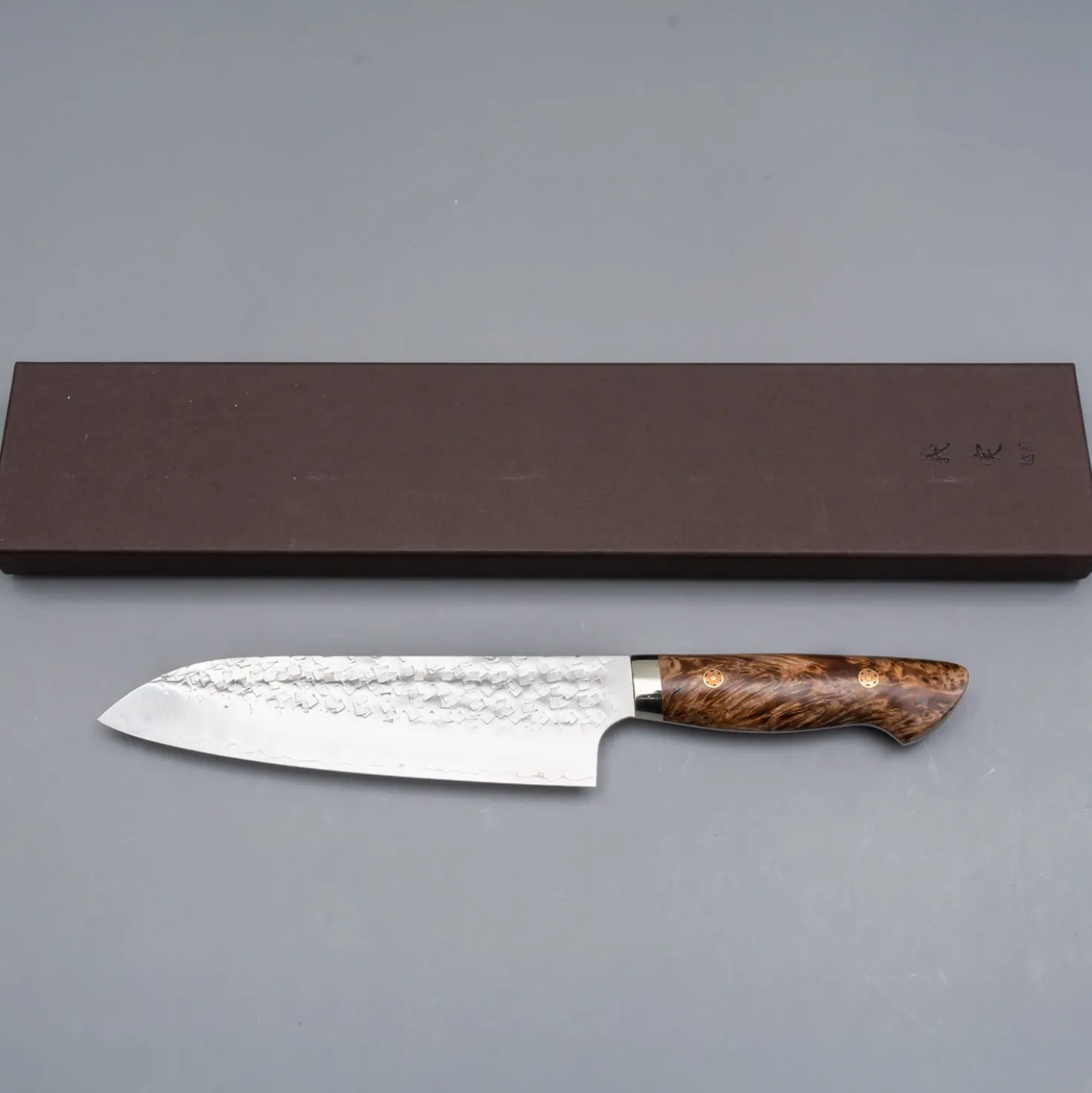 Yoshimi Kato SG2 Tsuchime Premium Santoku 17 cm