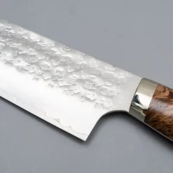 Yoshimi Kato SG2 Tsuchime Premium Santoku 17 cm