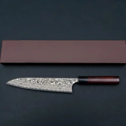 Yoshimi Kato VG10 Damast Rosewood Gyuto 21 cm