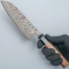 Yoshimi Kato VG10 Damast Walnut Santoku 16.5 cm