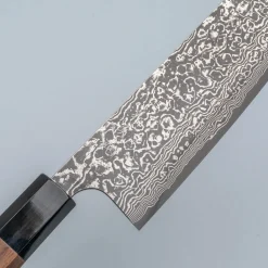 Yoshimi Kato VG10 Damast Walnut Santoku 16.5 cm