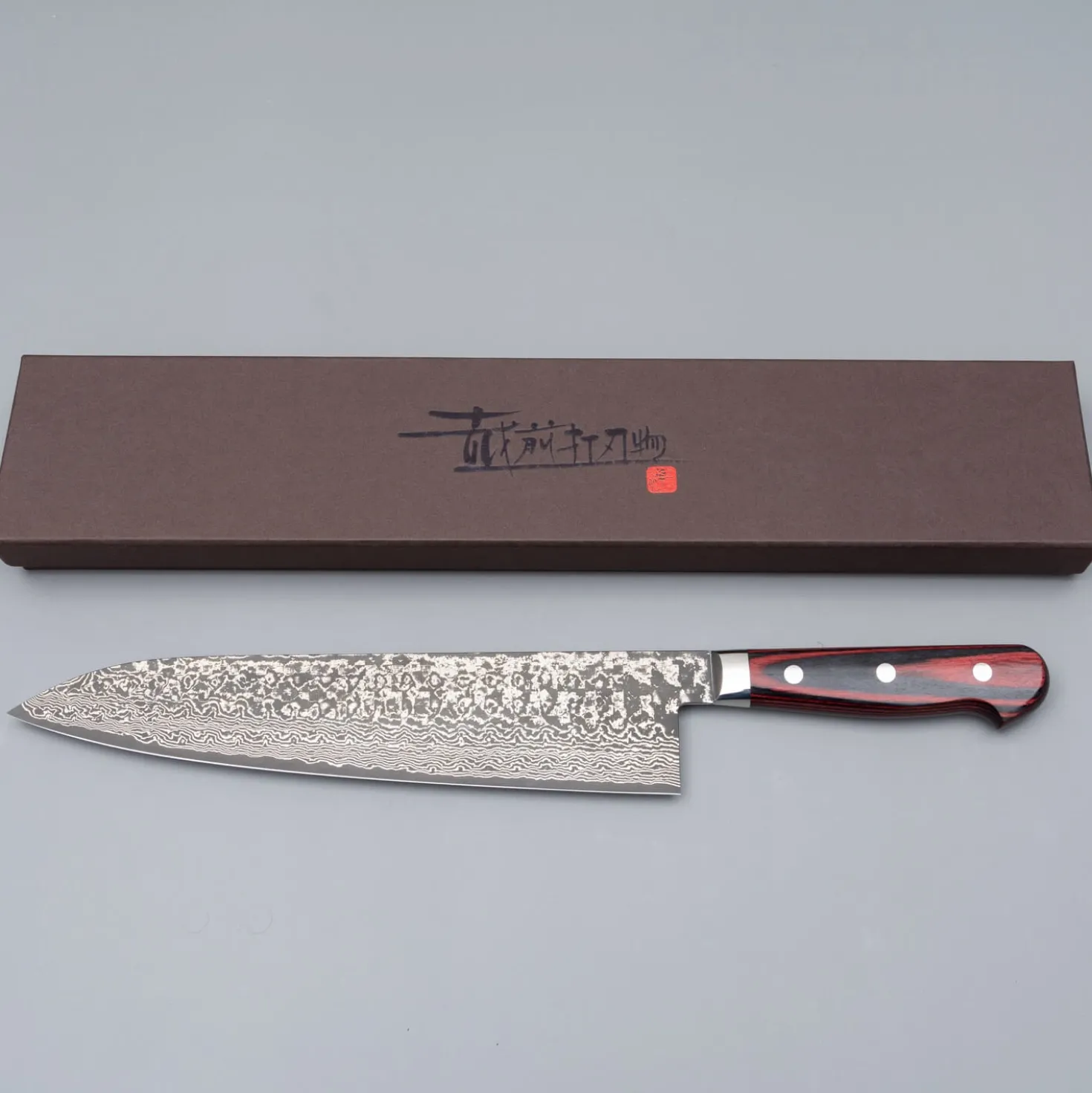 Yoshimi Kato VG10 Damast Yo Gyuto 24 cm