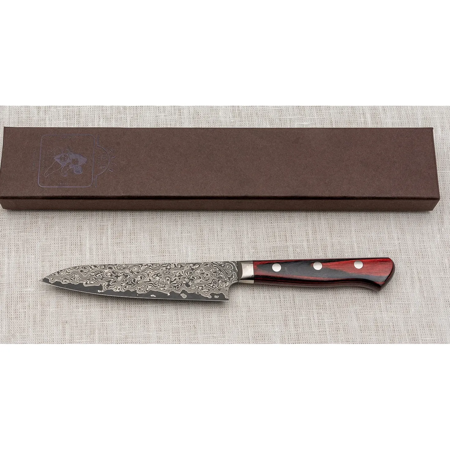 Yoshimi Kato VG10 Damast Yo Petty 12 cm