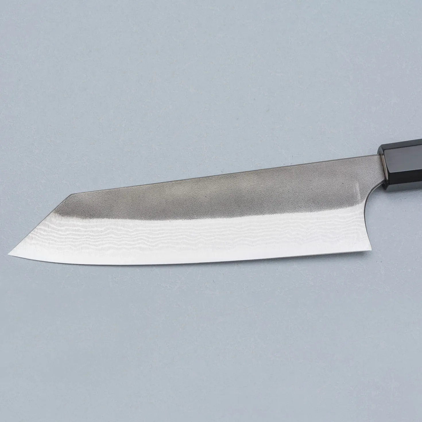 Yoshimi Kato VG10 Nashiji Damast Walnut Bunka 17.5 cm
