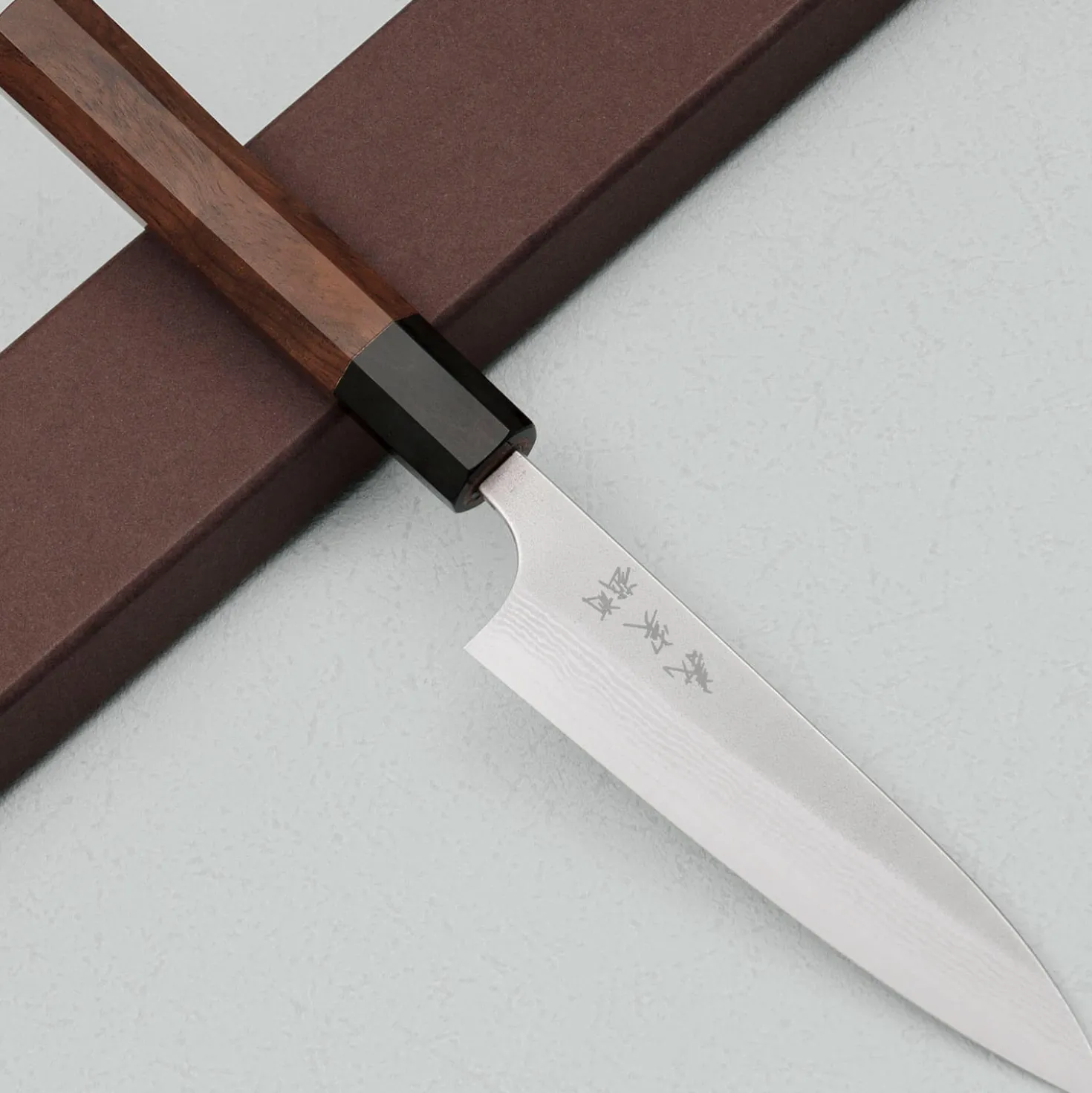 Yoshimi Kato VG10 Nashiji Damast Petty 12 cm
