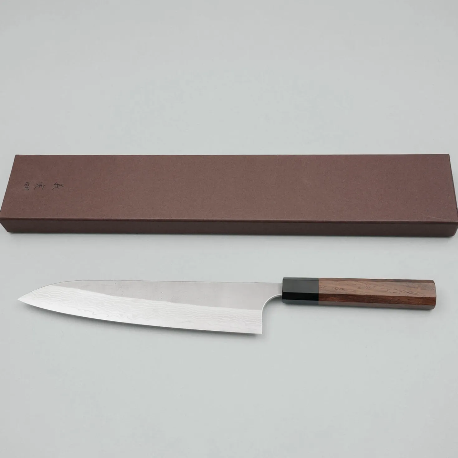 Yoshimi Kato VG10 Nashiji Damast Gyuto 24 cm