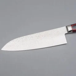 Yoshimi Kato VG10 Polished Damast Santoku 17.5 cm (laatste modellen)