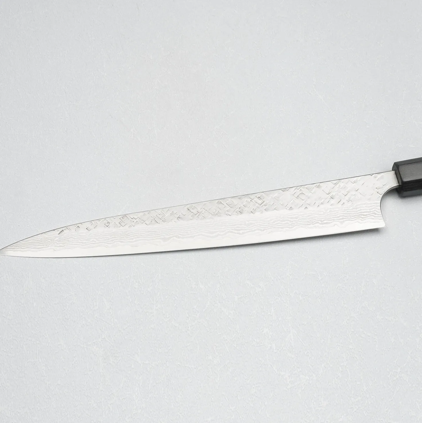 Yoshimi Kato VG10 Tsuchime Damast Rosewood Sujihiki 27 cm