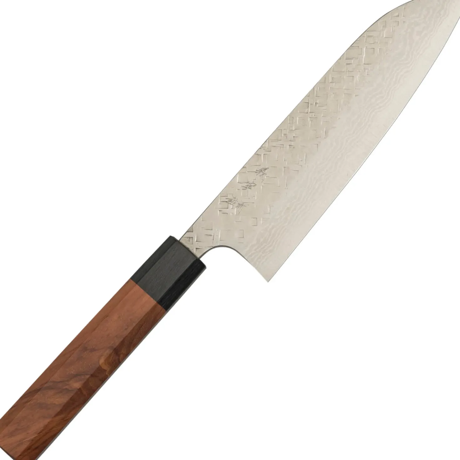 Yoshimi Kato VG10 Tsuchime Damast Rosewood Santoku 17 cm