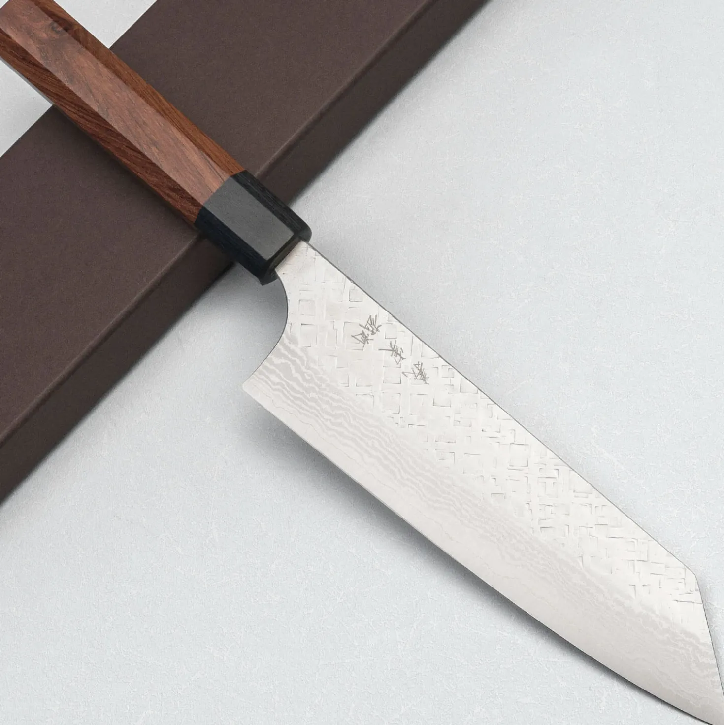 Yoshimi Kato VG10 Tsuchime Damast Rosewood Bunka