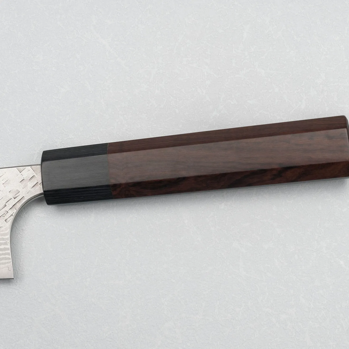 Yoshimi Kato VG10 Tsuchime Damast Rosewood Gyuto 21 cm