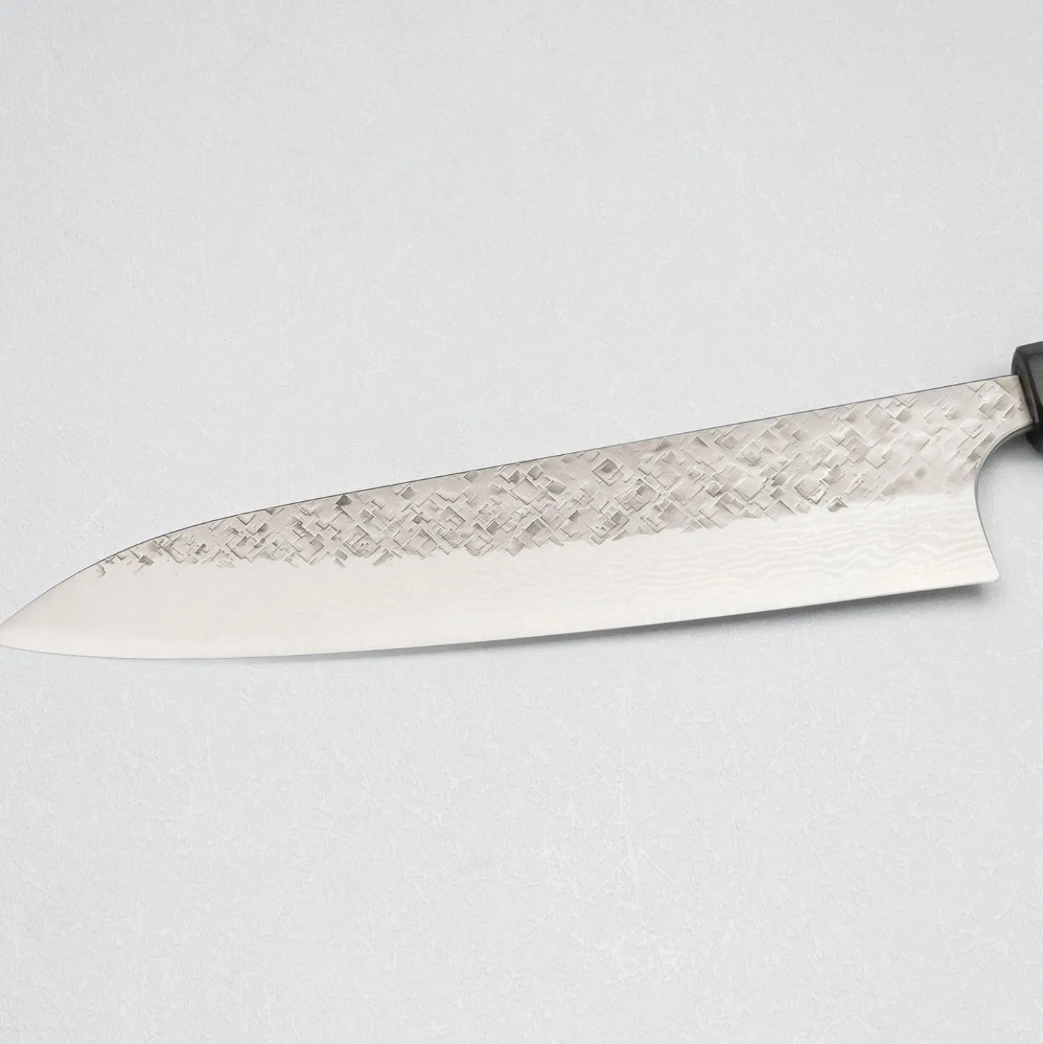 Yoshimi Kato VG10 Tsuchime Damast Rosewood Gyuto 21 cm