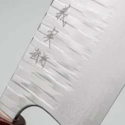 Yoshimi Kato VGXEOS Kasuri Tsuchime Damast Rosewood Nakiri
