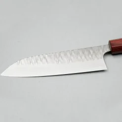 Yoshimi Kato VGXEOS Kasuri Tsuchime Damast Rosewood Santoku