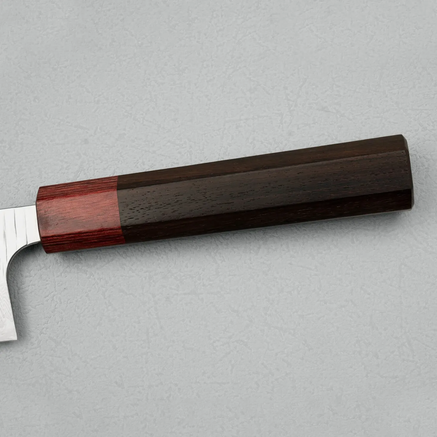 Yoshimi Kato VGXEOS Kasuri Tsuchime Damast Rosewood Santoku