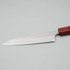 Yoshimi Kato VGXEOS Kasuri Tsuchime Damast Rosewood K-tip Petty 15 cm