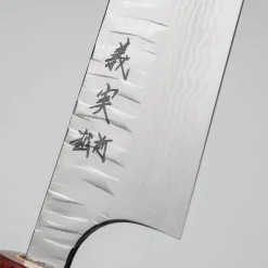 Yoshimi Kato VGXEOS Kasuri Tsuchime Damast Rosewood K-tip Petty 15 cm