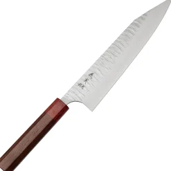 Yoshimi Kato VGXEOS Kasuri Tsuchime Damast Rosewood Kiritsuke 21 cm