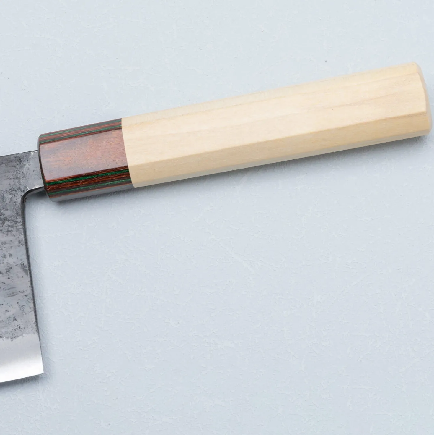 Yosimitu Shirogami #2 Kurouchi Tall Nakiri 18 cm