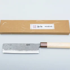 Yosimitu Shirogami #2 Kurouchi Nakiri 16 cm