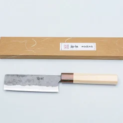 Yosimitu Shirogami #2 Kurouchi Nakiri 13.5 cm