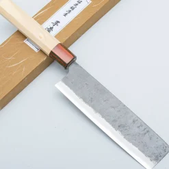 Yosimitu Shirogami #2 Kurouchi Nakiri 13.5 cm
