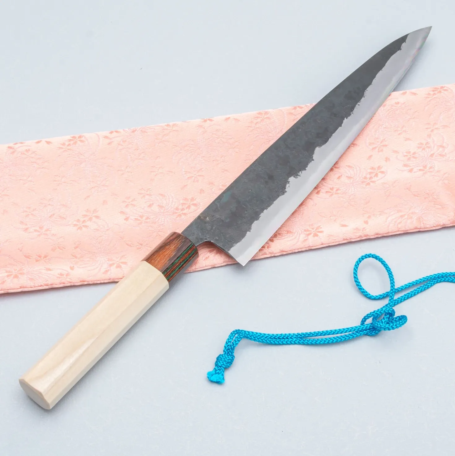 Yosimitu Shirogami #2 Kurouchi Gyuto 24 cm