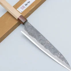 Yosimitu Shirogami #2 Kurouchi Gyuto 21 cm