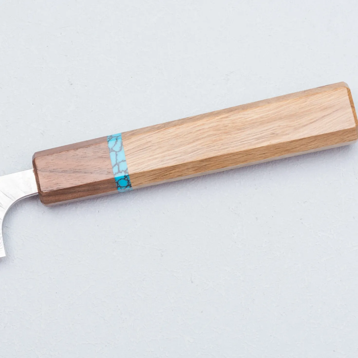 Yu Kurosaki Fujin VG10 Oak Turquoise Walnut Petty 15 cm