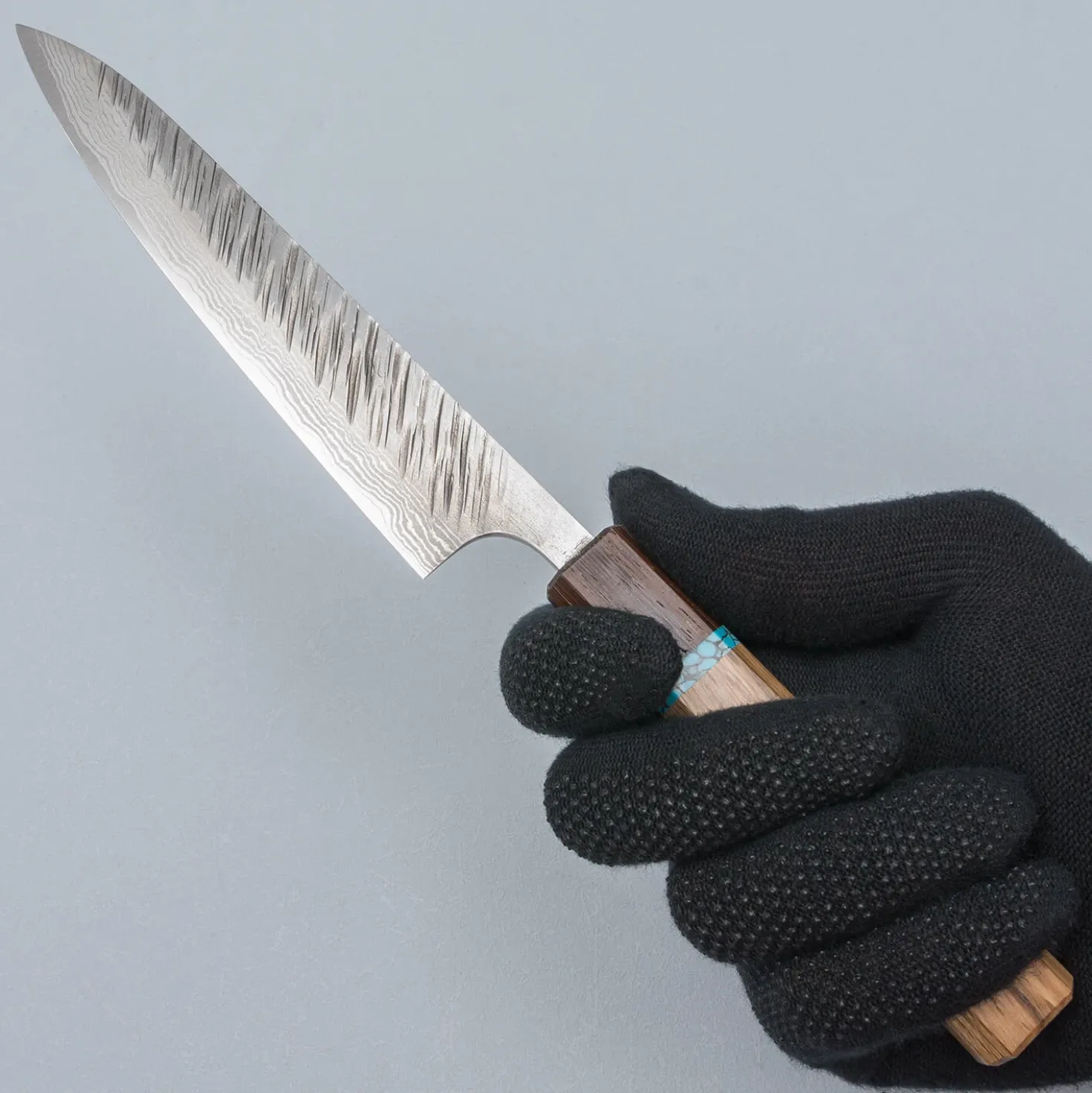 Yu Kurosaki Fujin VG10 Oak Turquoise Wenge Petty 15 cm