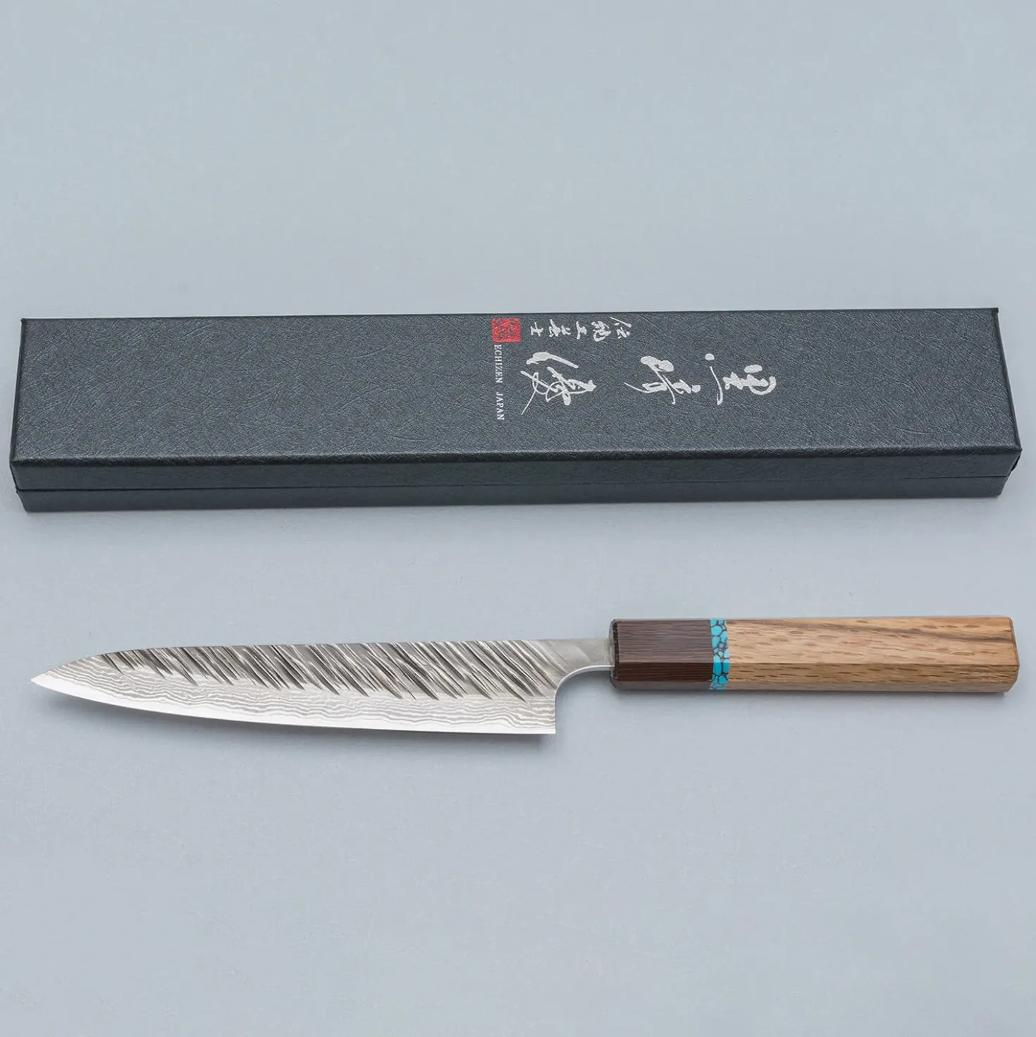 Yu Kurosaki Fujin VG10 Oak Turquoise Wenge Petty 15 cm