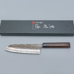 Yu Kurosaki Kokusen Ei Migaki Rosewood Santoku 16.5 cm