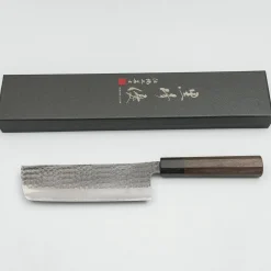Yu Kurosaki Kokusen Ei Rosewood Migaki Nakiri 16.5 cm