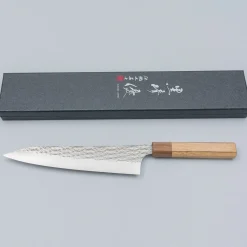 Yu Kurosaki Senko Ei Oak Walnut Gyuto 21 cm