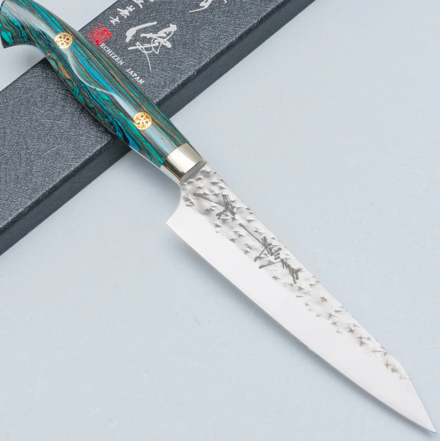 Yu Kurosaki Senko Ei Turquoise Mixed Petty 13 cm